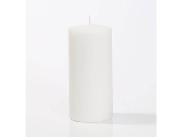 Candela bianca senza profumo – h15 d7 cm – Lumen
