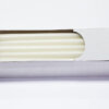 Candela bianca senza profumo - h23 d2,5 cm - 10 pezzi - Lumen